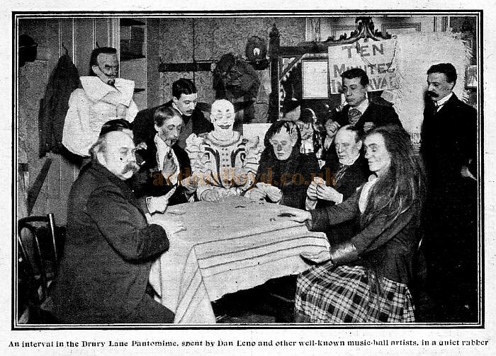 How Music Hall Artistes Relax Back Stage at Drury Lane How Music Hall Artistes Relax Back Stage at Drury Lane